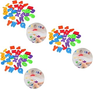 TOYANDONA 108 Peças Letras De Banho De Espuma Alfabeto Brinquedos De Banho Letras Do Alfabeto De Banho Brinquedos De Banheira Adesivos De Letras De Espuma Brinquedos De Alfabeto Brinquedos
