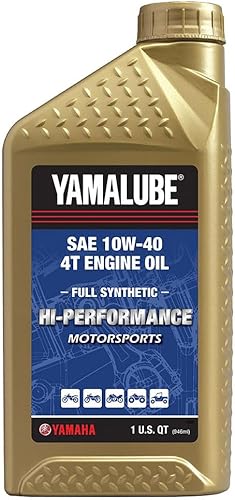 Miniatura 2 de Tusk Kit de cambio de aceite de 4 tiempos Yamalube Hi-Perf. sintético 10W-40 compatible con Yamaha Raptor 700 2006-2025/Raptor 700R 2013-2025