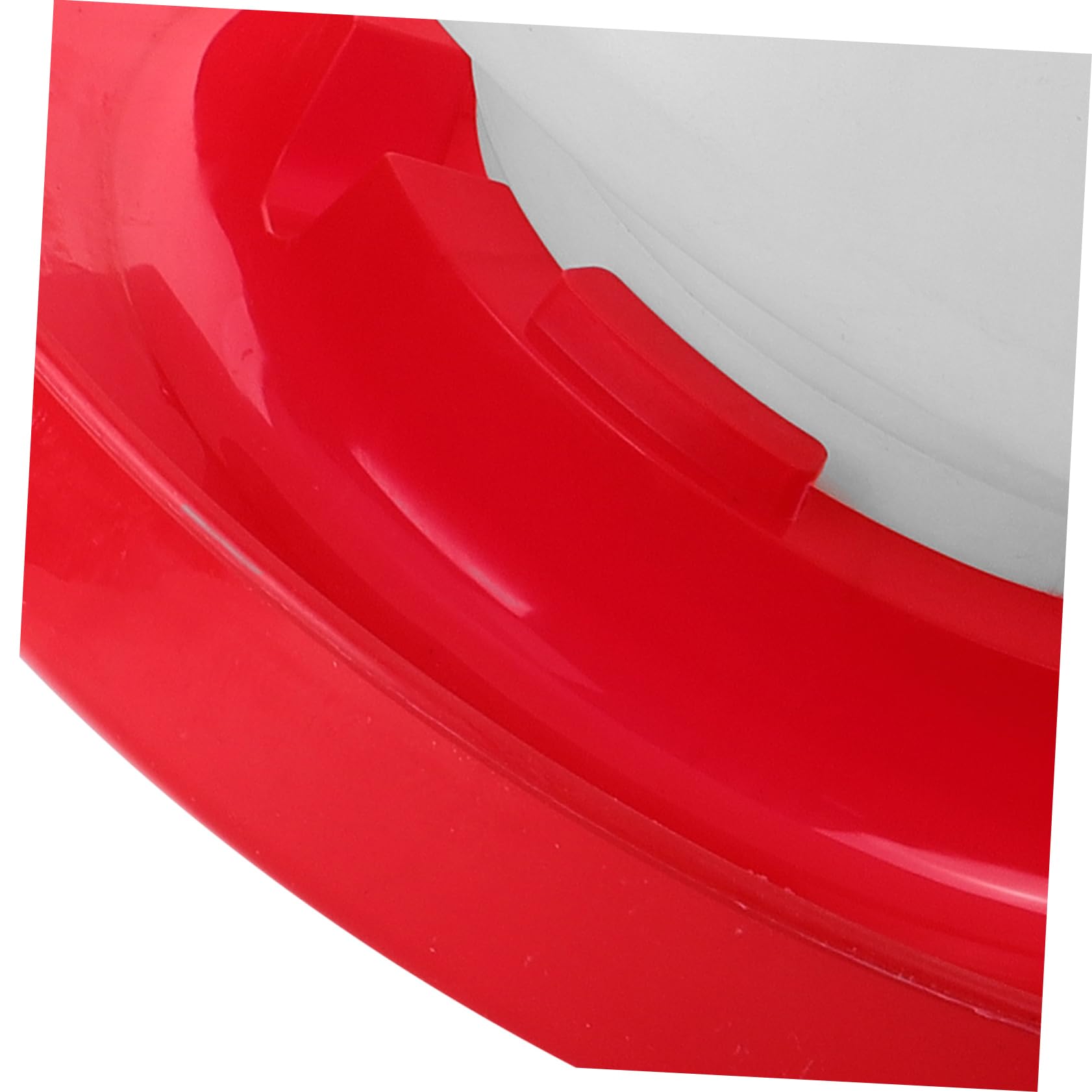 Mangiatoia per Galline in Plastica Bianca Resistente alle Cadute Protezione Solare, Design Creativo a Forma di Trogolo per Alimentazione All'aperto di Polli e Piccioni