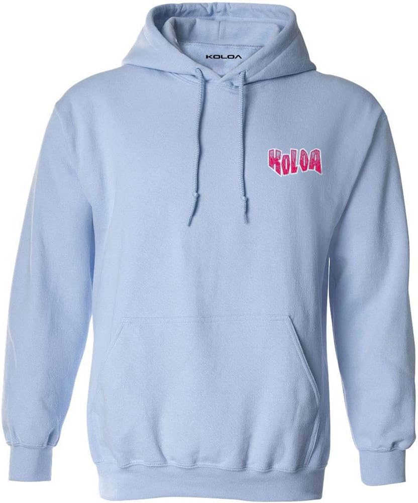 Koloa Surf Mens Shark and Turtle Logo Pullover Hoodie in Small-5X-Large