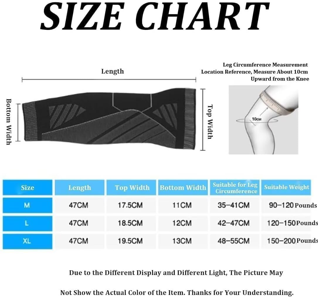 AONEGOLD Flytec Maintiens De Compression Été V2 pour Genoux Et Jambes, Genouillères De Compression Respirantes, Supports De Jambe pour Sport, Travail Et Récupération Musculaire