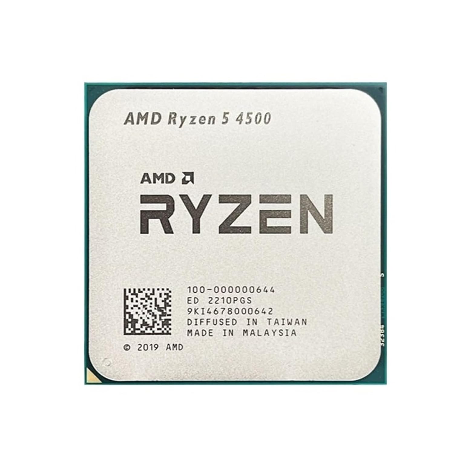 Virivi AMD Ryzen 5 4500 R5 4500 3.6 GHz 6-Core 12-Thread 65W CPU Processor 7NM L3=8M 100-000000644 Socket AM4 But Without Cooler, GLT666