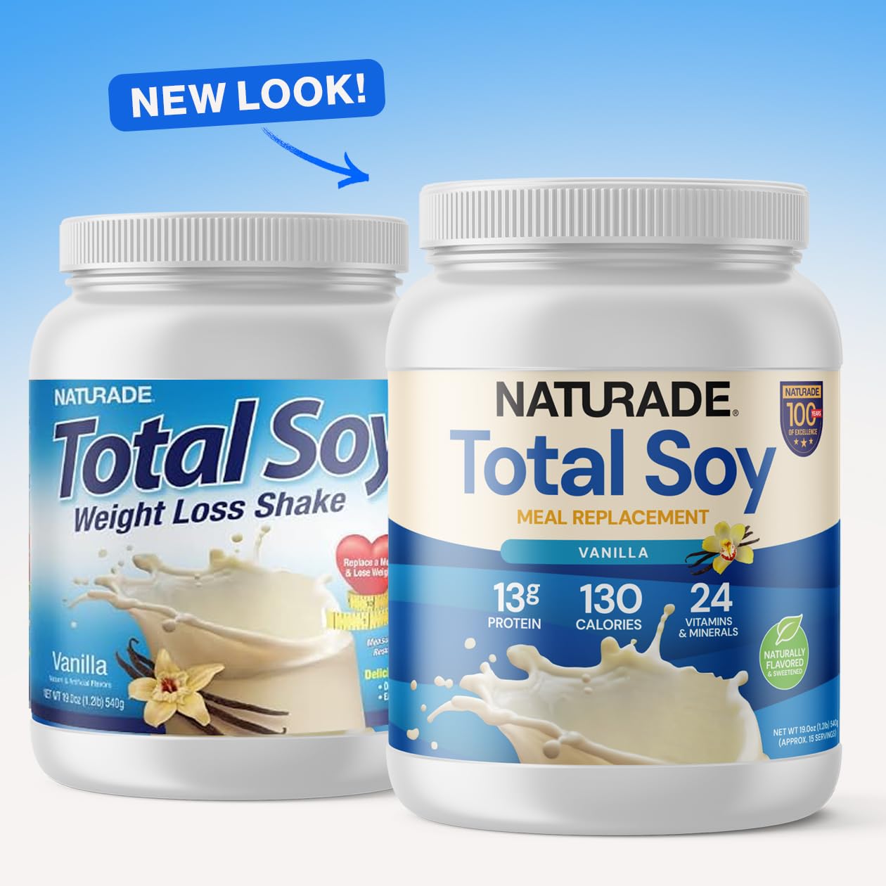 Naturade Total Soy Protein Powder | 13g Protein & 130 Calories per Servings | Meal Replacement Shake Mix | Non-GMO Soy | Lactose & Gluten Free | French Vanilla (15 Servings) — Amazon image 7