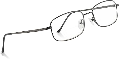 In Style Eyes Enda Middle - Italian Design Bifocal Magnification Reading Glasses - Wired Metal Frame, Non-Polarized Lens