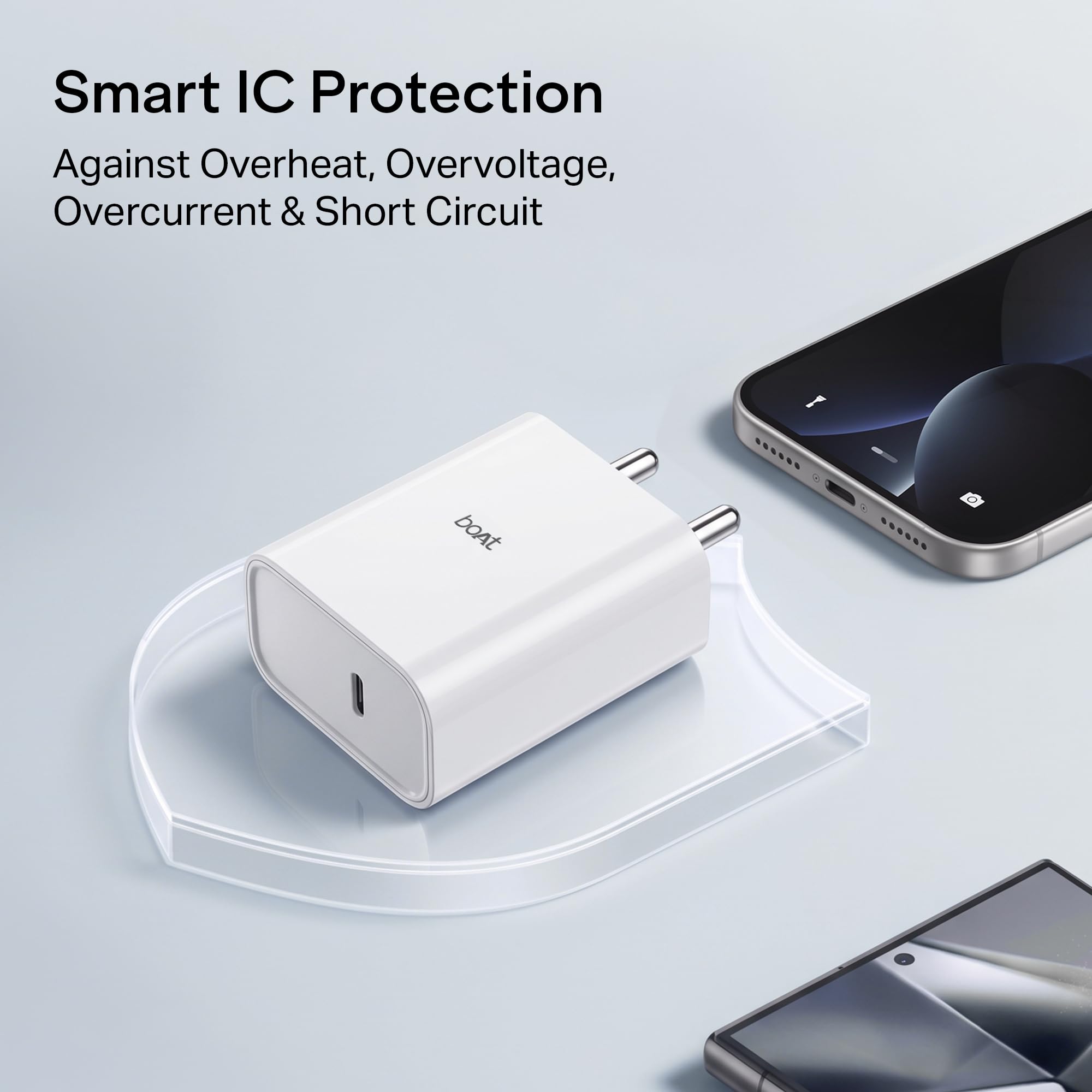 boAt 25W Fast Charger - PD & PPS Charging -4