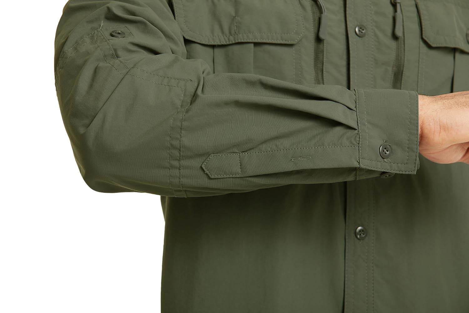 Amazon.com: Men's with 2 Chest Zipper Pockets Shirt Quick
