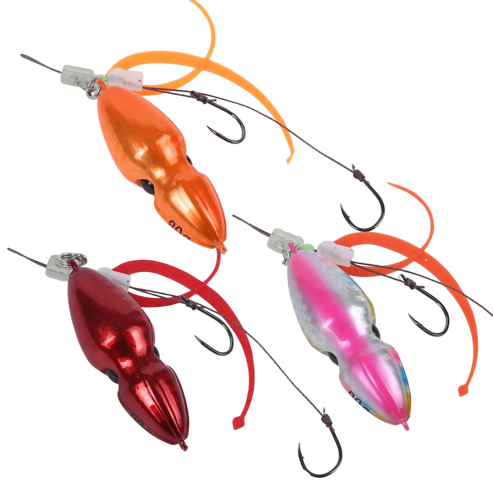 Amazon.co.jp: SEAFUN タイラバ 鉛式ヘッド 3個セット 60g 80g 100g 鯛