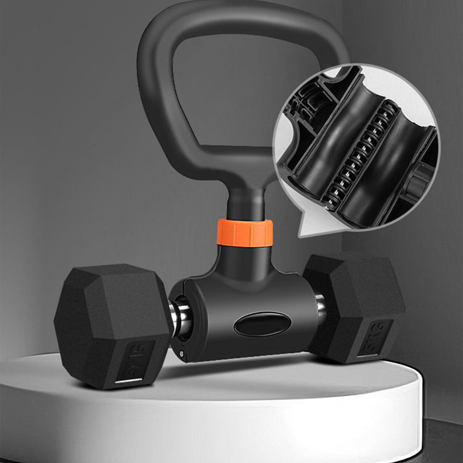 Uchwyty Kettlebell Do Hantli Regulowany Przenośny Sprzęt Do Ćwiczeń Fitness
