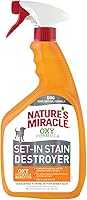 Vista 10 de Nature's Miracle Set-In Stain Destroyer Dog 1 galón, fórmula Oxy con aroma a naranja, 128 onzas