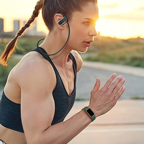Miniatura 5 de Maledan Correa deportiva compatible con Fitbit Charge 5Charge 6, bandas para mujeres y hombres, suave y transpirable, pulsera de repuesto para