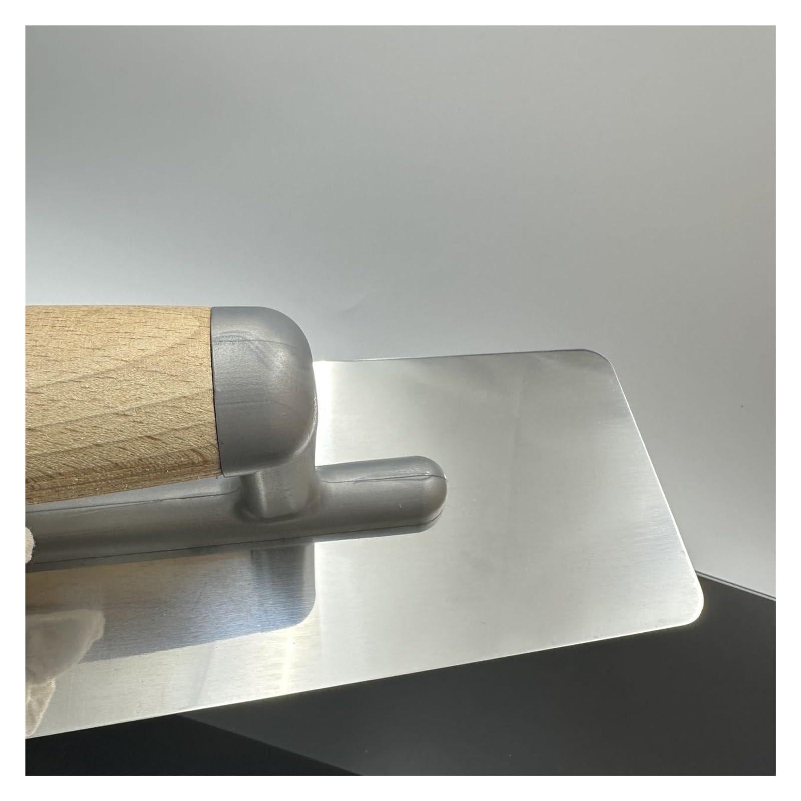 Edelstahl-Spachtelkelle, Kieselgur-Textur, Farbwerkzeug, Gips-Malgeräte(2pcs)