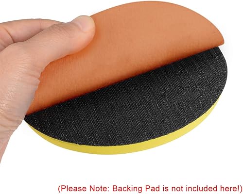 Miniatura 5 de uxcell Discos de lijado en seco y húmedo de 5 pulgadas, disco de lijado de gancho y bucle de grano 10000, papel de lija de carburo de silicio, 10