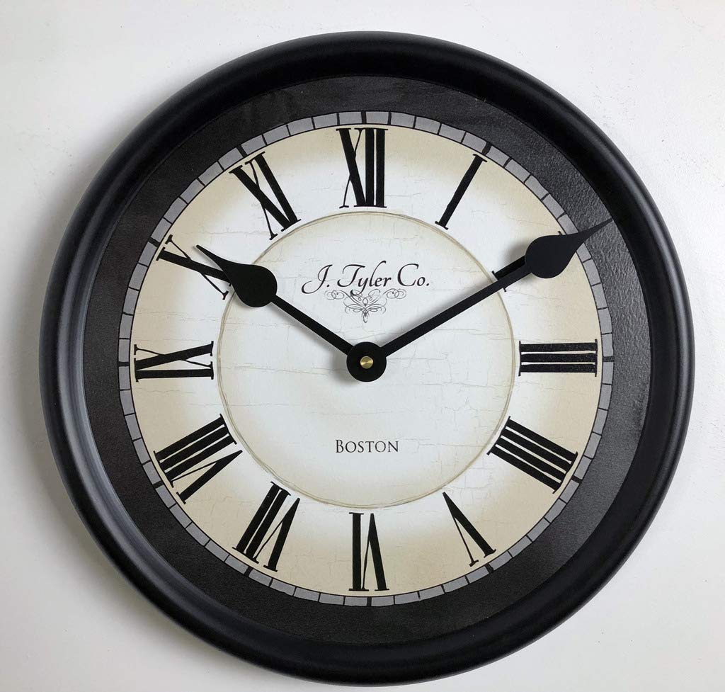 Buy Carolina Gray Wall Clock, Available in 8 Sizes, Most Sizes Ship 23 Days, Whisper Quiet