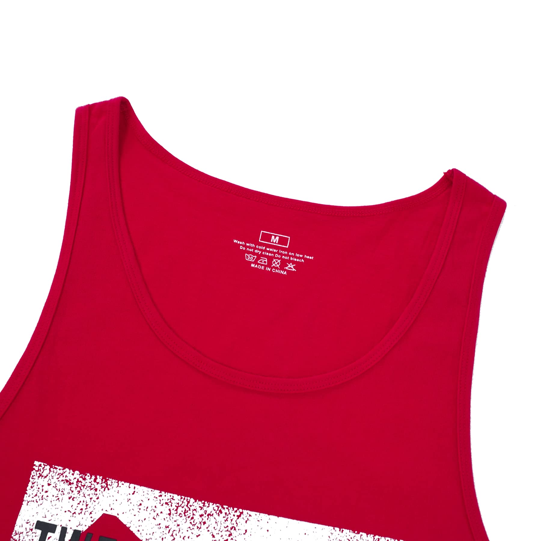 WAZZAP Débardeur Homme Musculation Gym Sport Bodybuilding Fitness Tank Top Imprimé Stringer sans Manches T-Shirt