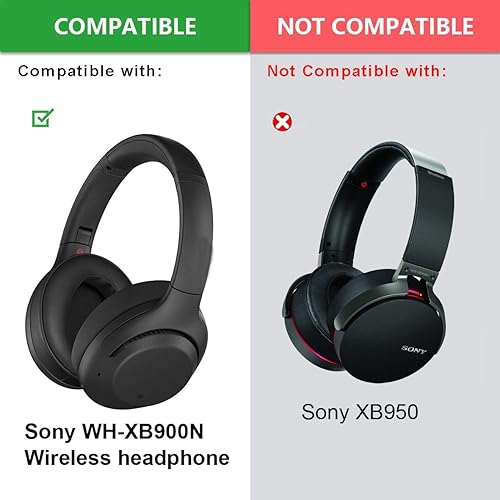 Miniatura 3 de Almohadillas XB900N  Almohadillas de repuesto compatibles con Sony WH-XB900N WHXB900  WH-CH710N  WH-CH700N (WHCH700N) y MDR-ZX780 (ZX780DC)