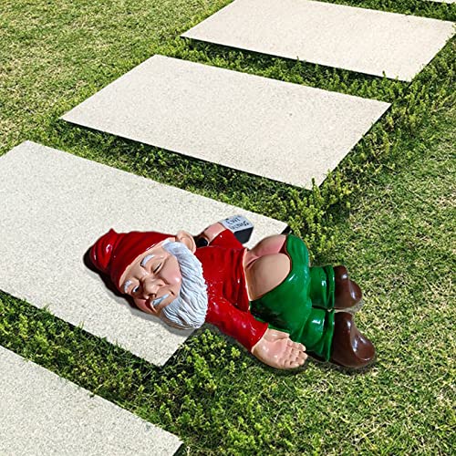Nain de jardin en polyrésine durable résistant aux intempéries