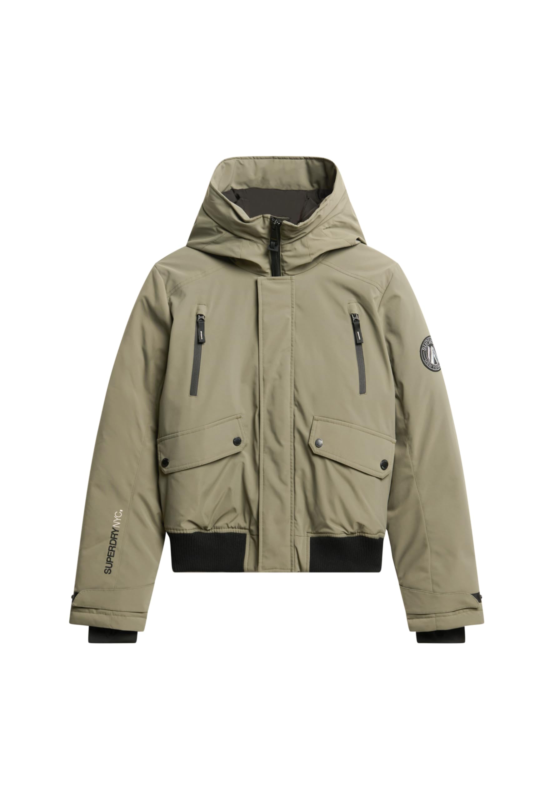 Superdry City Padded Bomber Jacket S Green