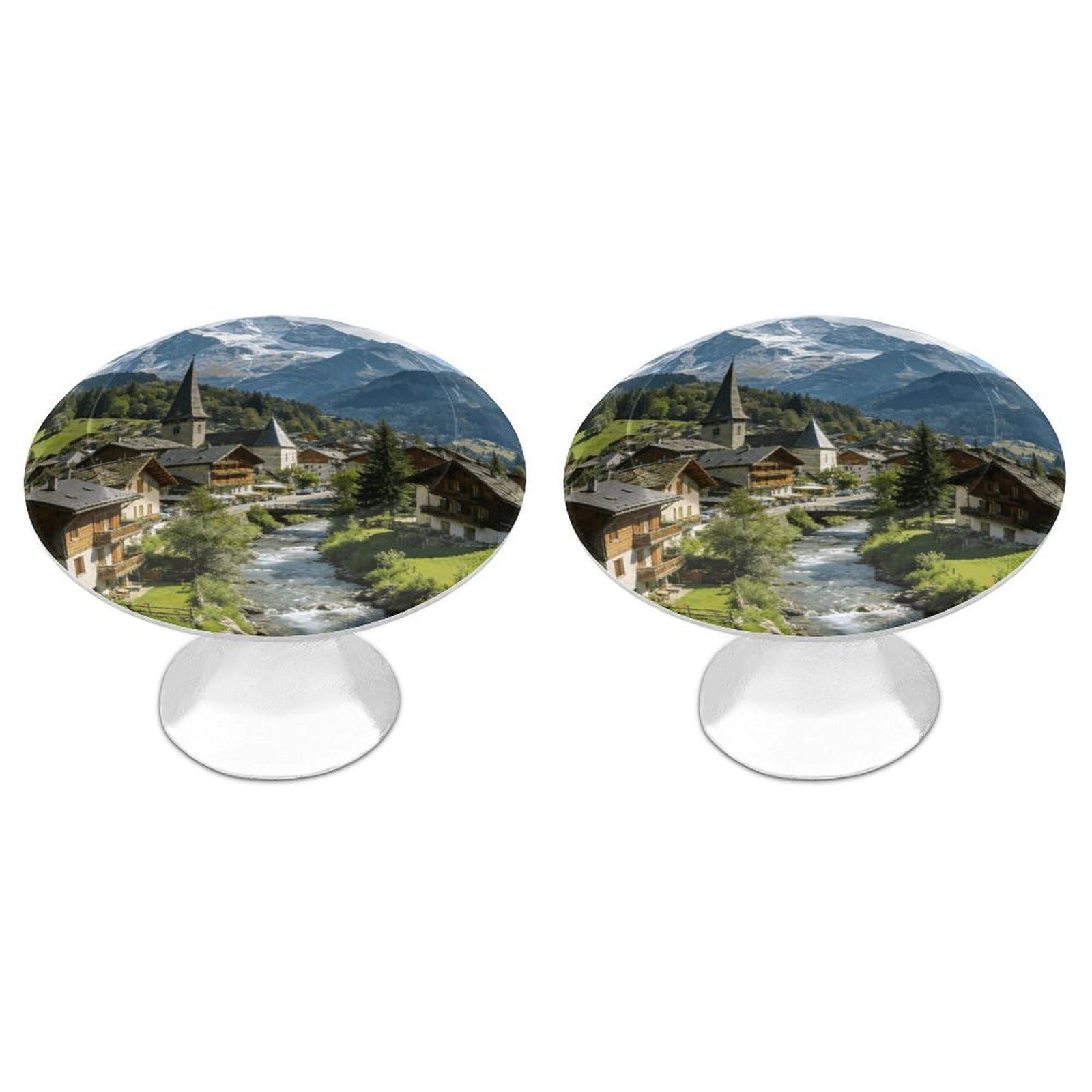 Vstadank Style Morzine Cabinet Knob 2 Pack Round Drawer Pull Kitchen Cabinet Hardware Stainless Steel Dresser Drawer Knob Simple Cabinet Pull For Dresser Closet Door Knobs Cupboard