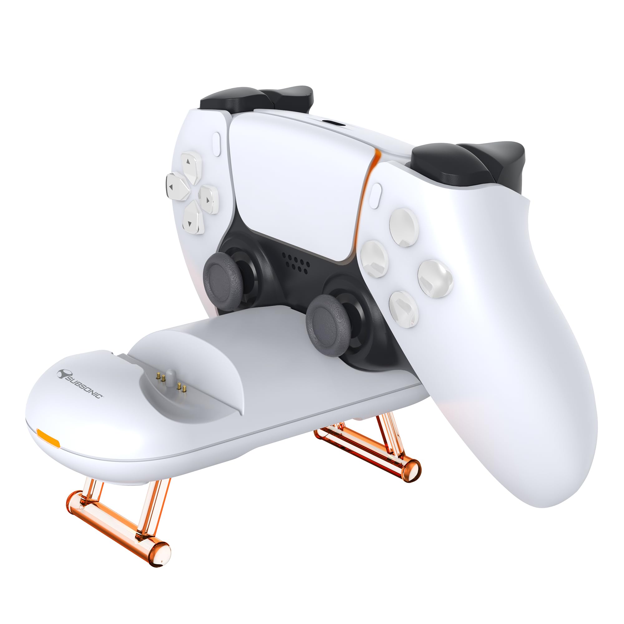 Ładowarka do kontrolera PS5, kompaktowa stacja ładująca z kablem usb-c do kontrolera Dualsense
