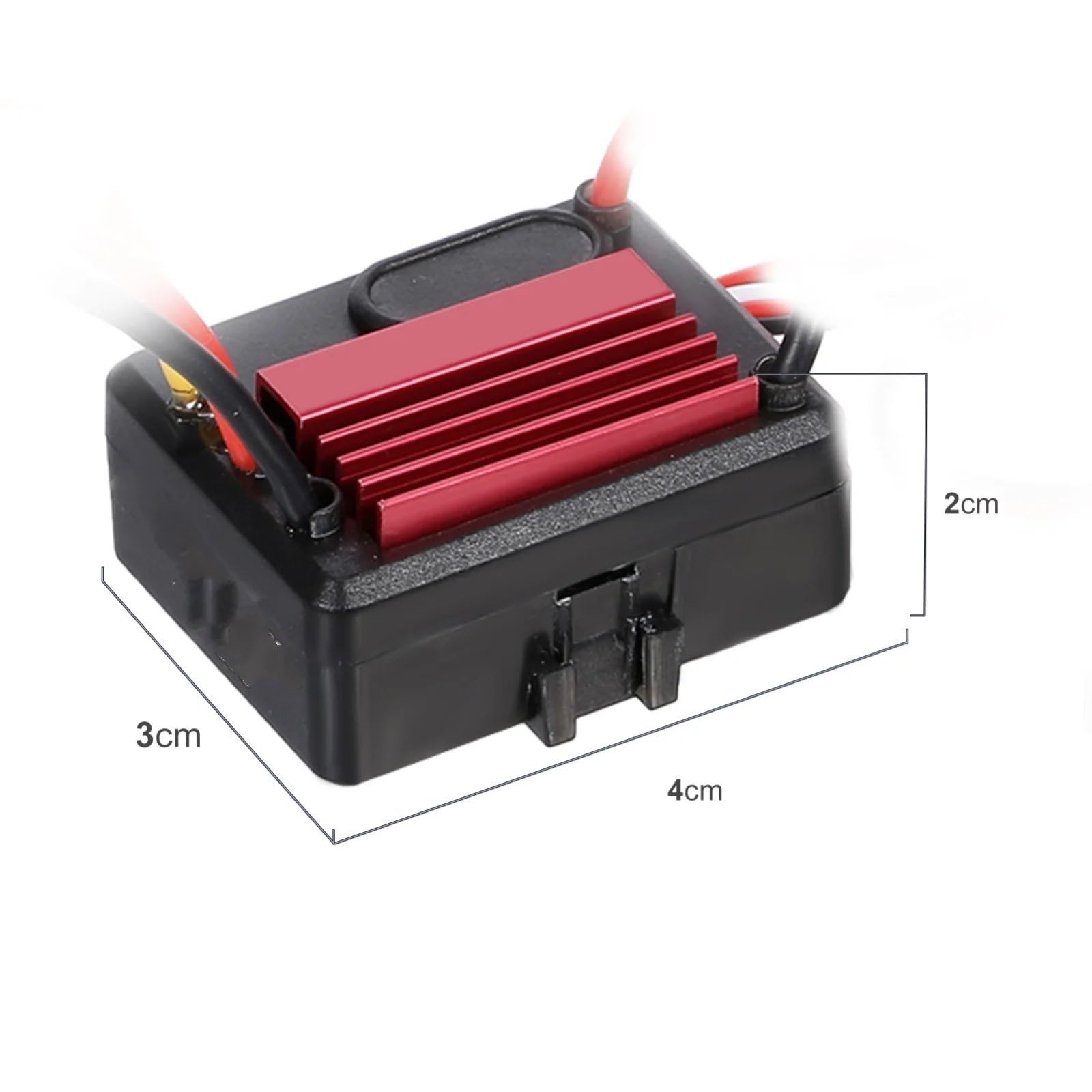 Veicolo ESC RC Per 1/16 1/18 35A Brushless ESC Regolatore Di Velocità Elettrico RC Auto Camion Riparazione Aggiornamento Accessori Parti Sostituzione(Red)