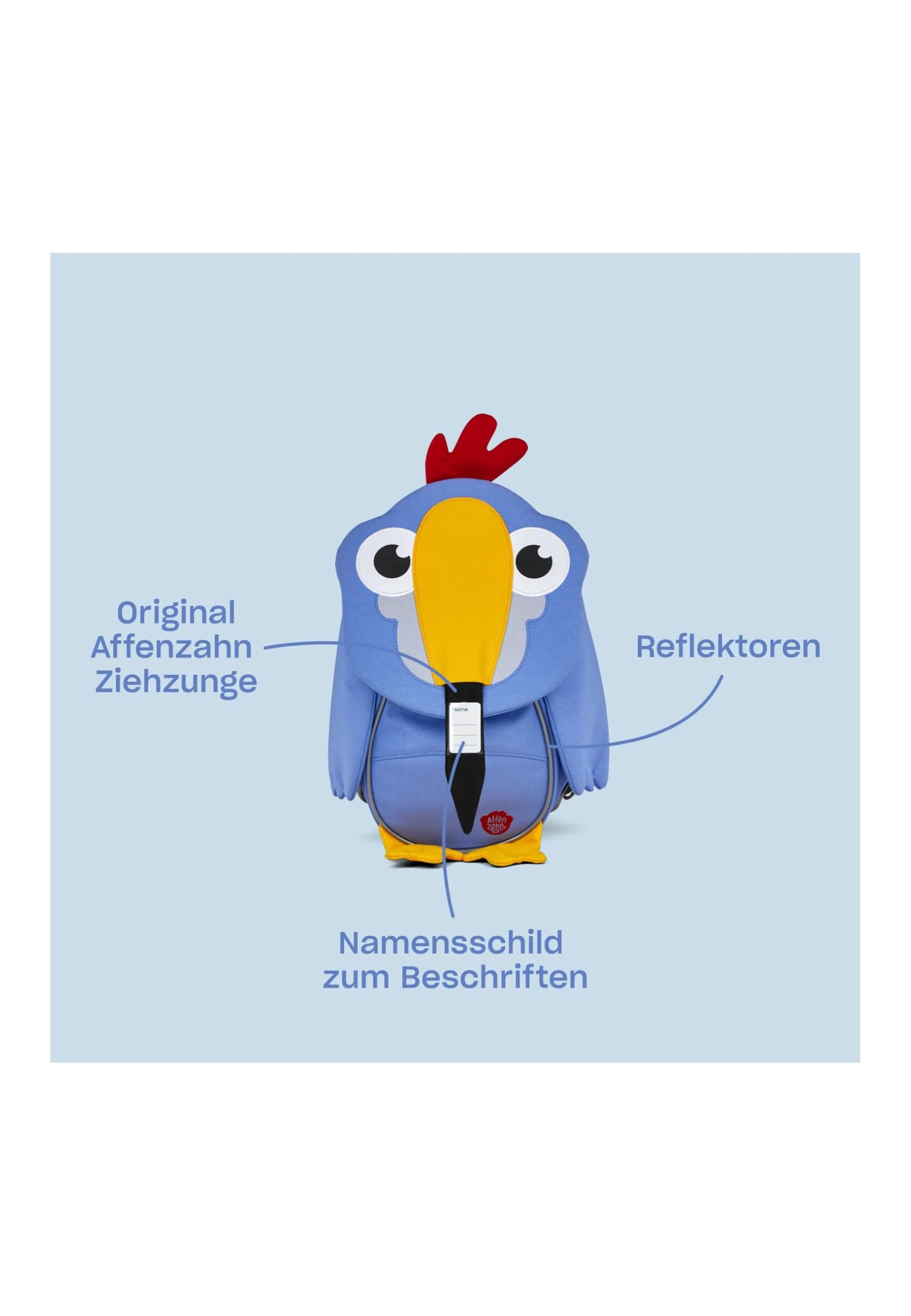Affenzahn Kleiner Freund Nursery Backpack dla 1-3 lat dzieci w przedszkolu i dzieci rucksack dla przedszkola