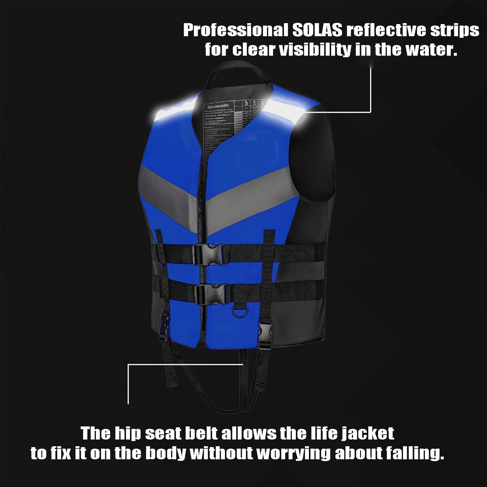 Surfing Vest for Adults Kids Men Women, Adjustable Buoyancy Surfing Vest for Kayaking Boating Fishing Swimming Water Sports, Youth Children Safety Gear for Canoeing Rafting