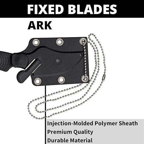 Miniatura 4 de Spyderco Ark Salt - Cuchillo de hoja fija con hoja de acero H-1 resistente a la corrosión de 2.56 pulgadas y funda de polímero moldeado por