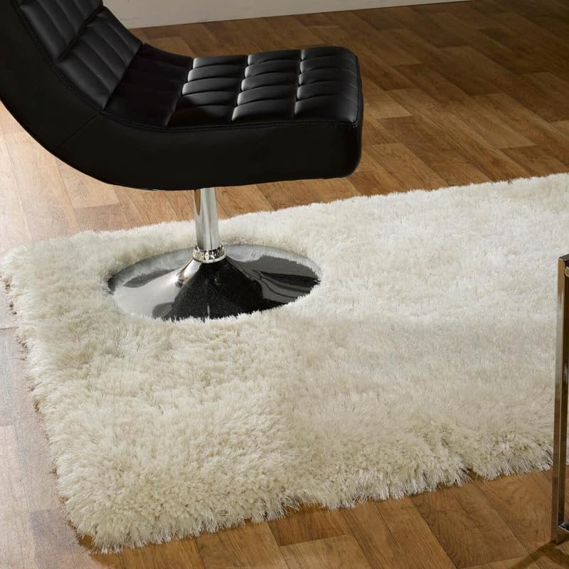 Image of Plain Fluffy Fur Rugs for Home, Living Room Decor Interior & Office 2x6 Feet White