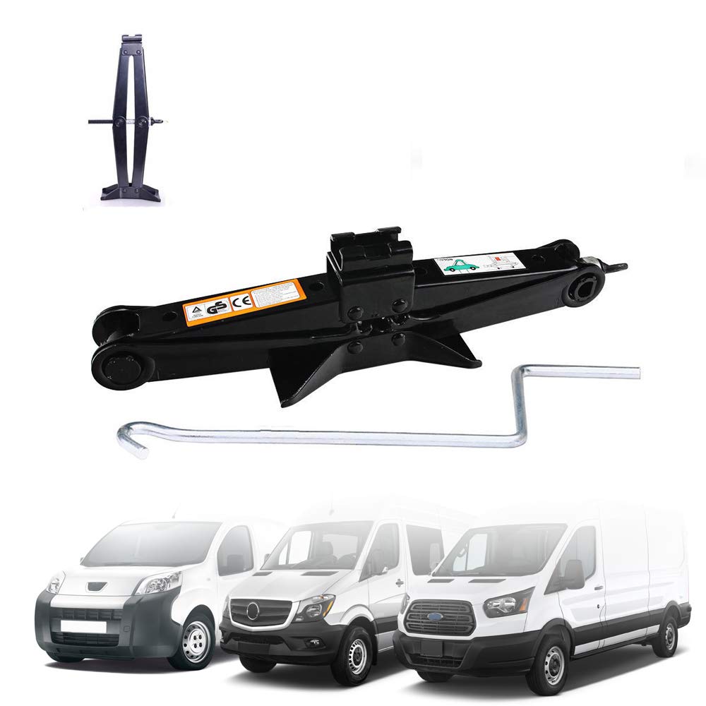 Buy DICN 2 Tonne Scissor Car Jack Repair Tool Kit with Crank Handle for