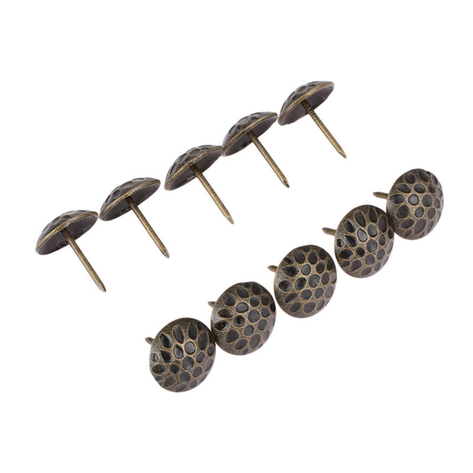 Clous, Punaises, punaises de rembourrage, pouce, décoratives meubles, 10 pièces 19 * 20mm Tachas à ongles bijoux boîte-cadeau canapé