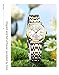 OLEVS Womens Watches Classic Two Tone Business Analog Quartz Watch Ladies Waterproof Stainless Steel White Fashion Watch for Woman with Date