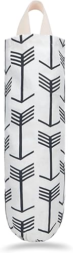 TOGETRUE Soporte para bolsas de plástico, soporte para bolsa de comestibles lavable, organizador de bolsas de plástico para montaje en pared,