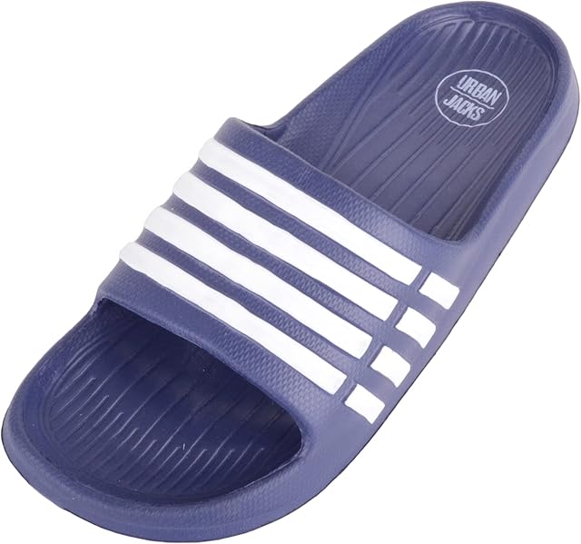 Absolute Footwear Childrens Kids Boys Slip On Practical Summer Beach Pool Shower Slider Mule Flip Flop Sandals