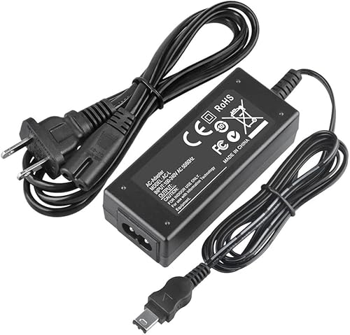 Cargador adaptador de CA compatible con Sony Handycam DCR-TRV730 DCR-TRV740 DCR-TRV8 TRV80 AC-L100