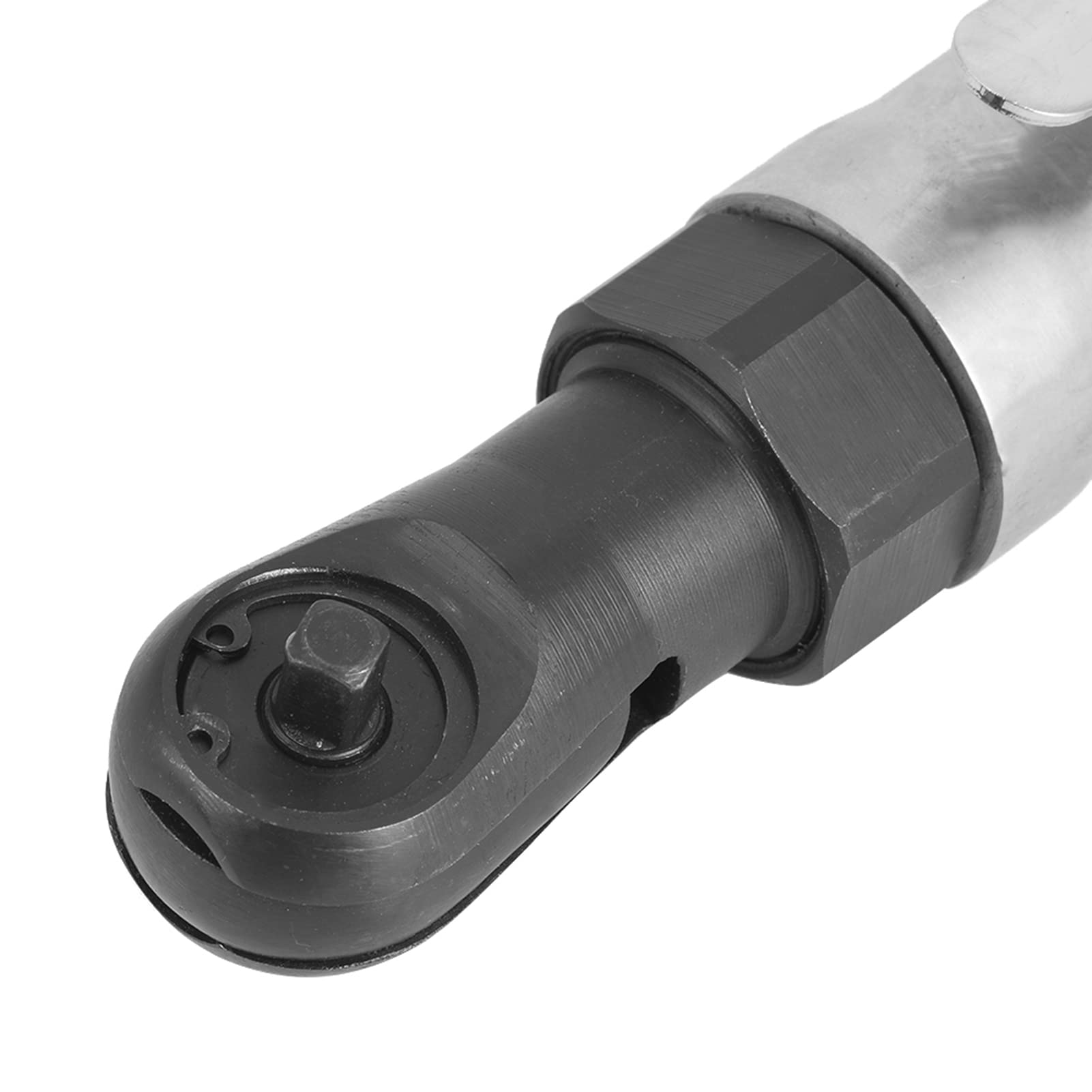 YWBL-WH Chiave a cricchetto pneumatica, mini cricchetto pneumatico compatto con testa quadrata da 1/4" e rotazione avanti/indietro per spazi ristretti, riparazione auto