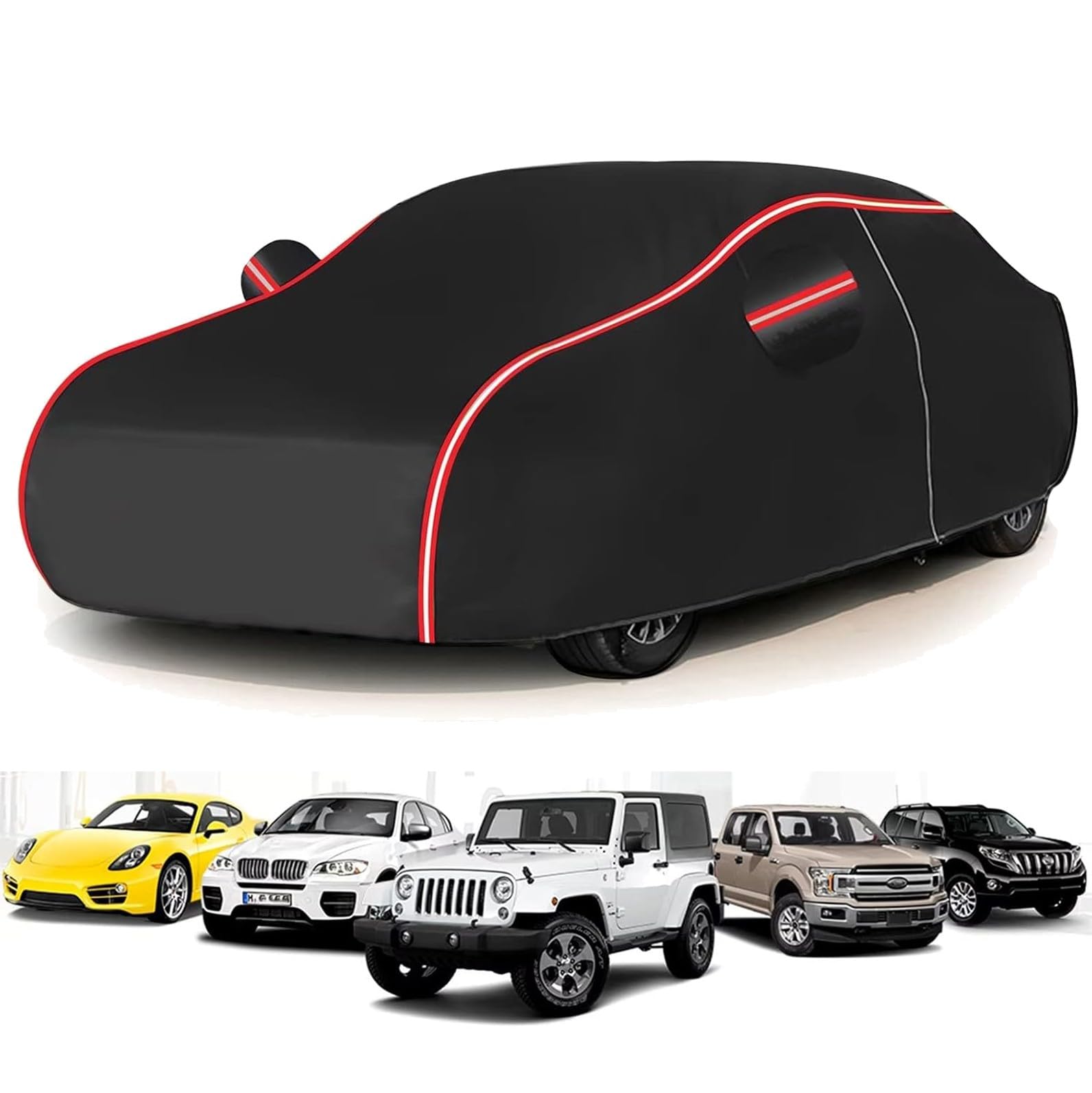 Car Cover for VinFa𝘴t VF7 (454.5 x 189 x 163.6cm),Waterproof, dustproof, UV-proof, bird droppings-proof, scratch-proof, protects car paint, durable