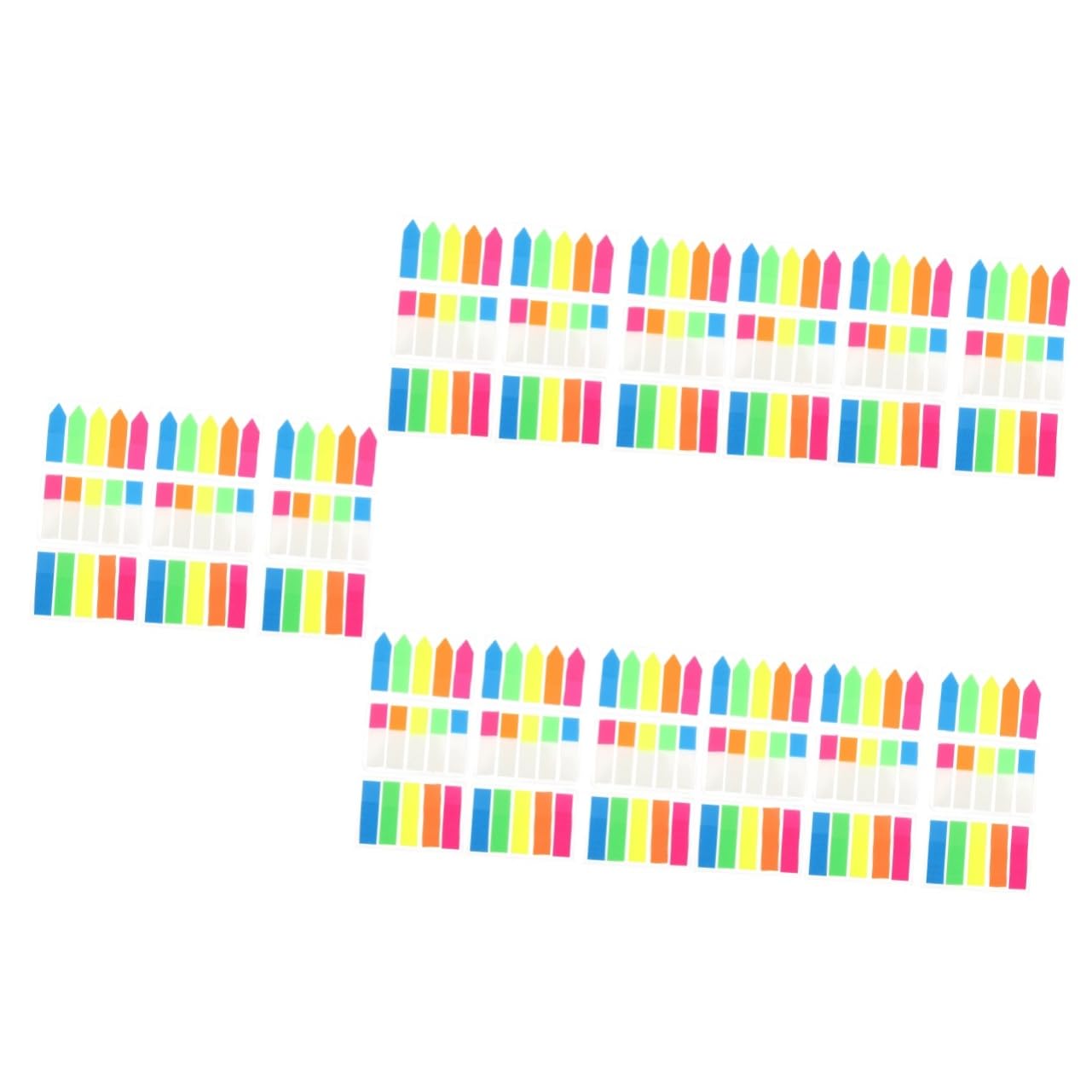 LALAFINA 4500piezas Notas Adhesivas Coloridas De Etiquetas Adhesivas Para Estudiantes y Oficinas Marcadores De Libros y Páginas Pack De Posits Brillantes y Prácticos