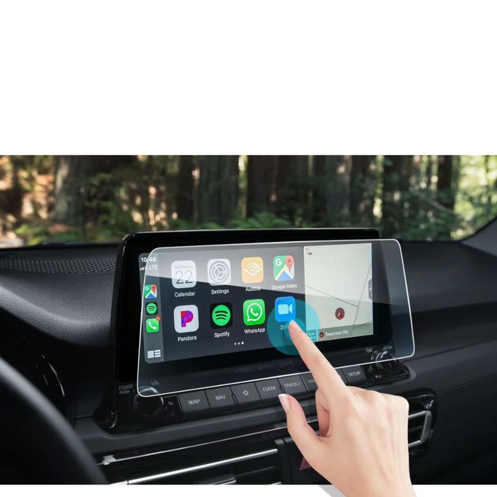 Kompatibel Mit Kia Für Seltos 2021–2022, Auto-GPS-Displayschutz, Auto-Navigations-Center-Display, Displayschutzfolie, Auto-Display-Abdeckung Schutzfolie Auto Navi