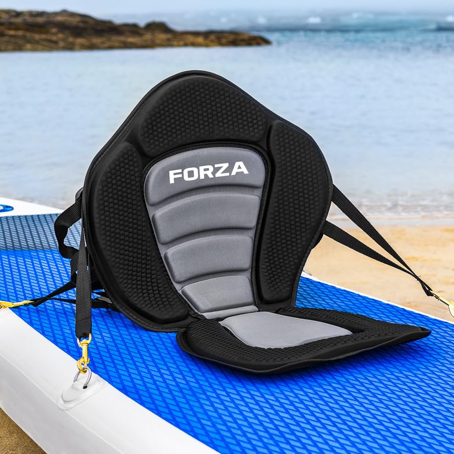 FORZA Paddle Board Seat [Detachable] - Seat for Paddle Board | Inflatable Paddle Board Accessories & Kayak Accessories | Cushioned Seat with Non-Slip Back Support