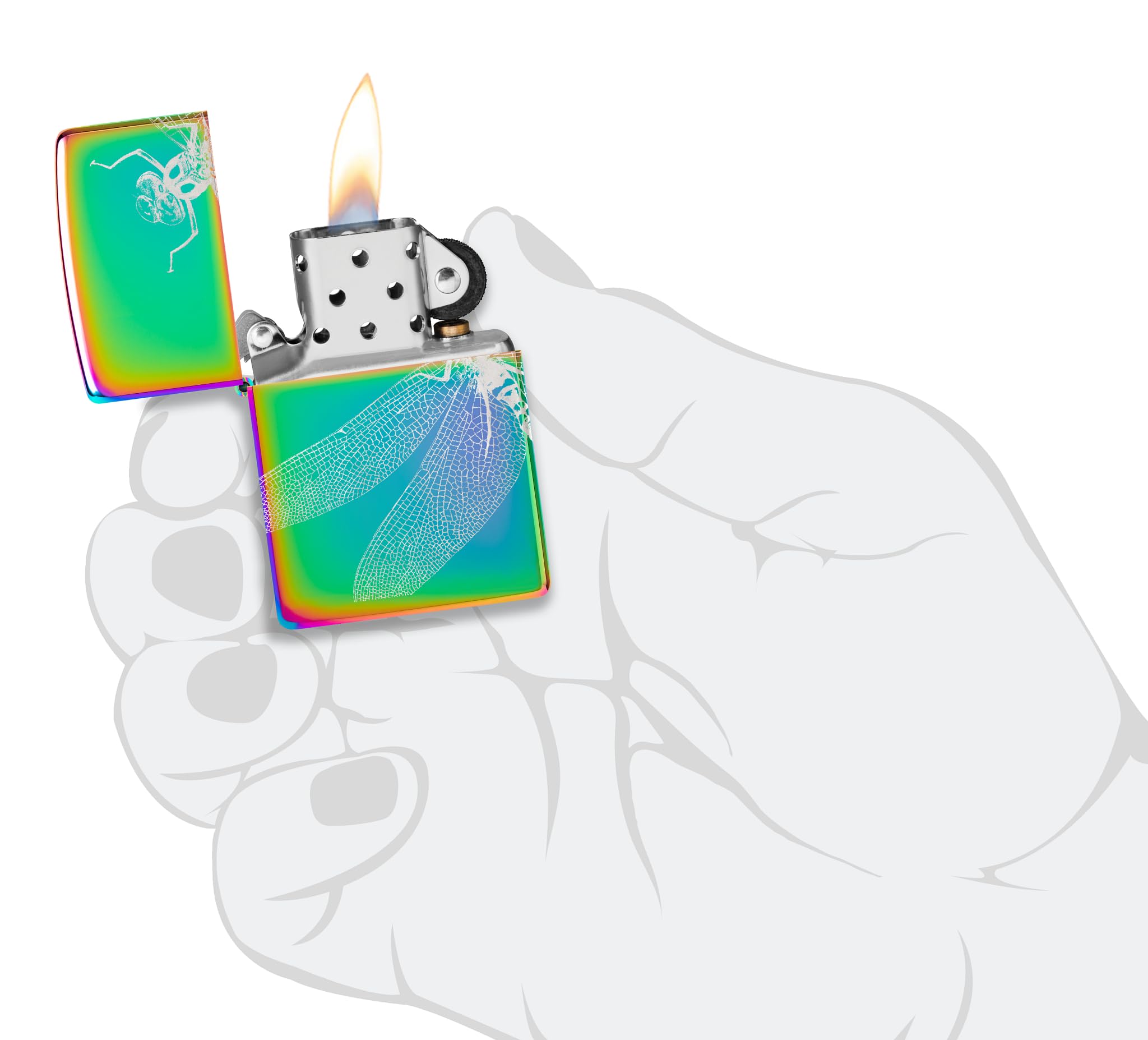 Zippo Briquet Coupe-Vent Papillons - Spectrum