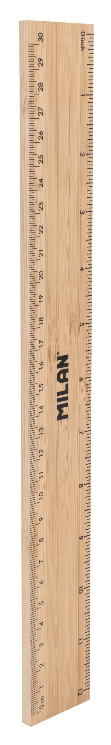 MILAN® 30cm Thick Bamboo Ruler