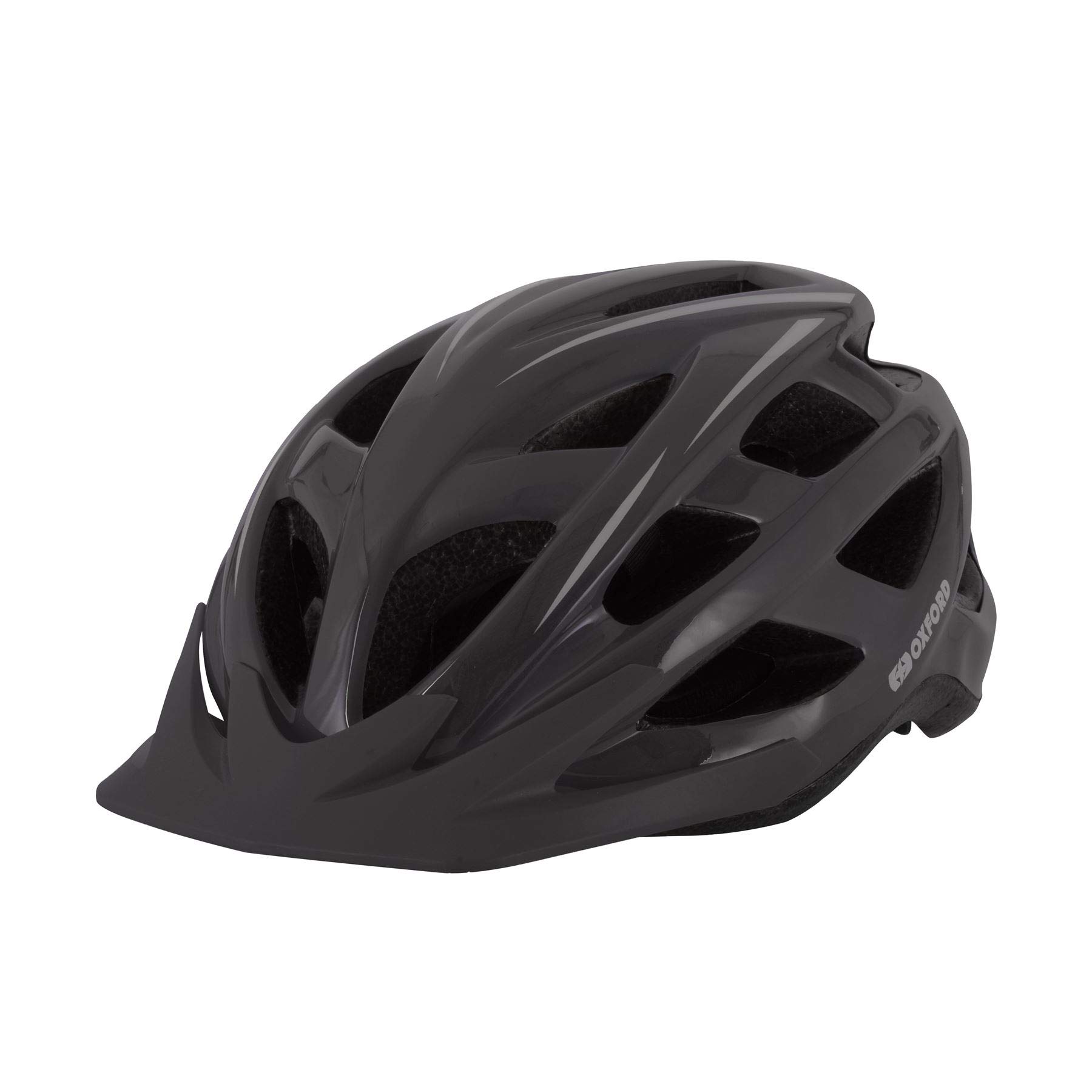 Oxford Talon Helmet | Trail Cycle Bike Bicycle Adult Head Protection, 54-58cm, Black