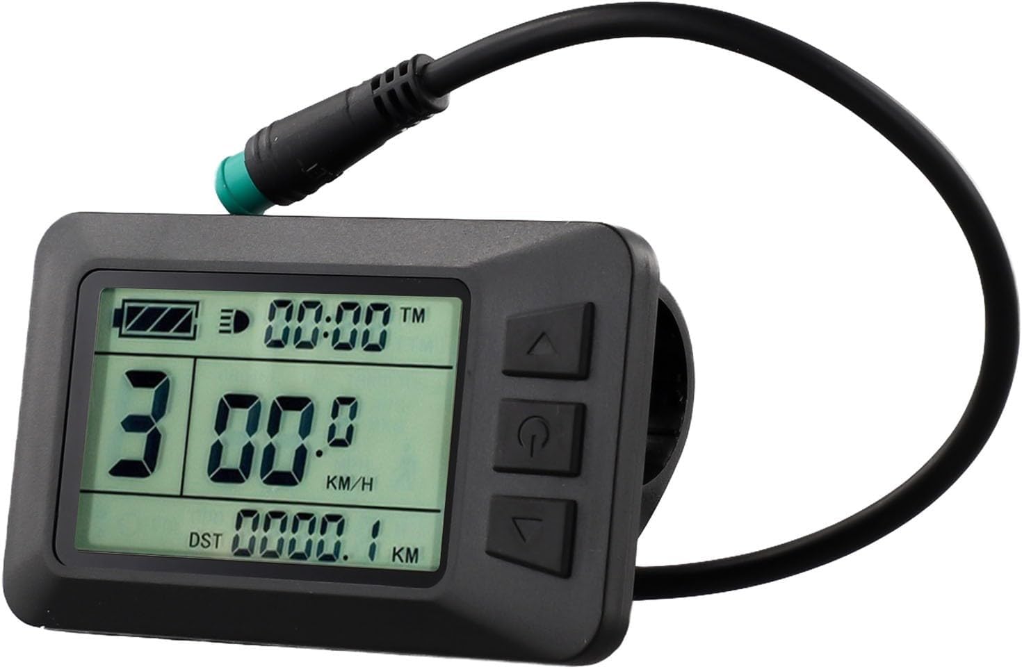 E-Bike LCD Display Meter Panel with USB Interface for KT-LCD7, Waterproof Cycling Screen