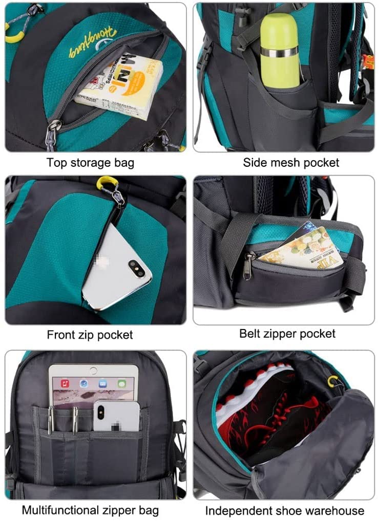 Zorplex 40 Litros Mochila De Senderismo, Plegable