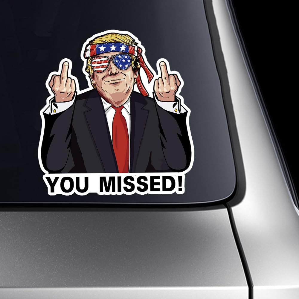 Adesivo Per Auto Trump 2024 – Decalcomania In Vinile Impermeabile Per Auto, SUV, Laptop, Parete