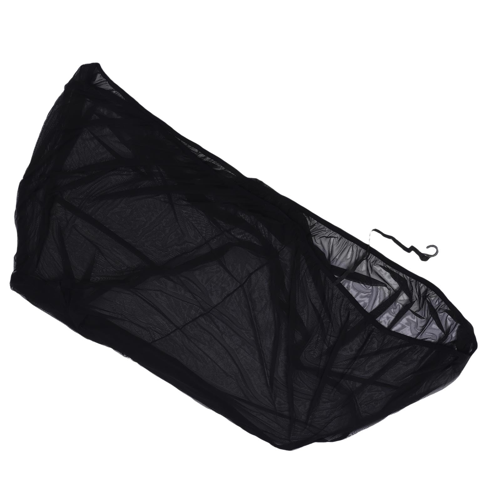 Jeffergarden Filet de de Hayon de Voiture en Fibre de Polyester, écran de de Coffre de Voiture, Installation Facile, Ventilation Indéchirable, Séparateur de Stockage Portable pour SUV Camion Camping