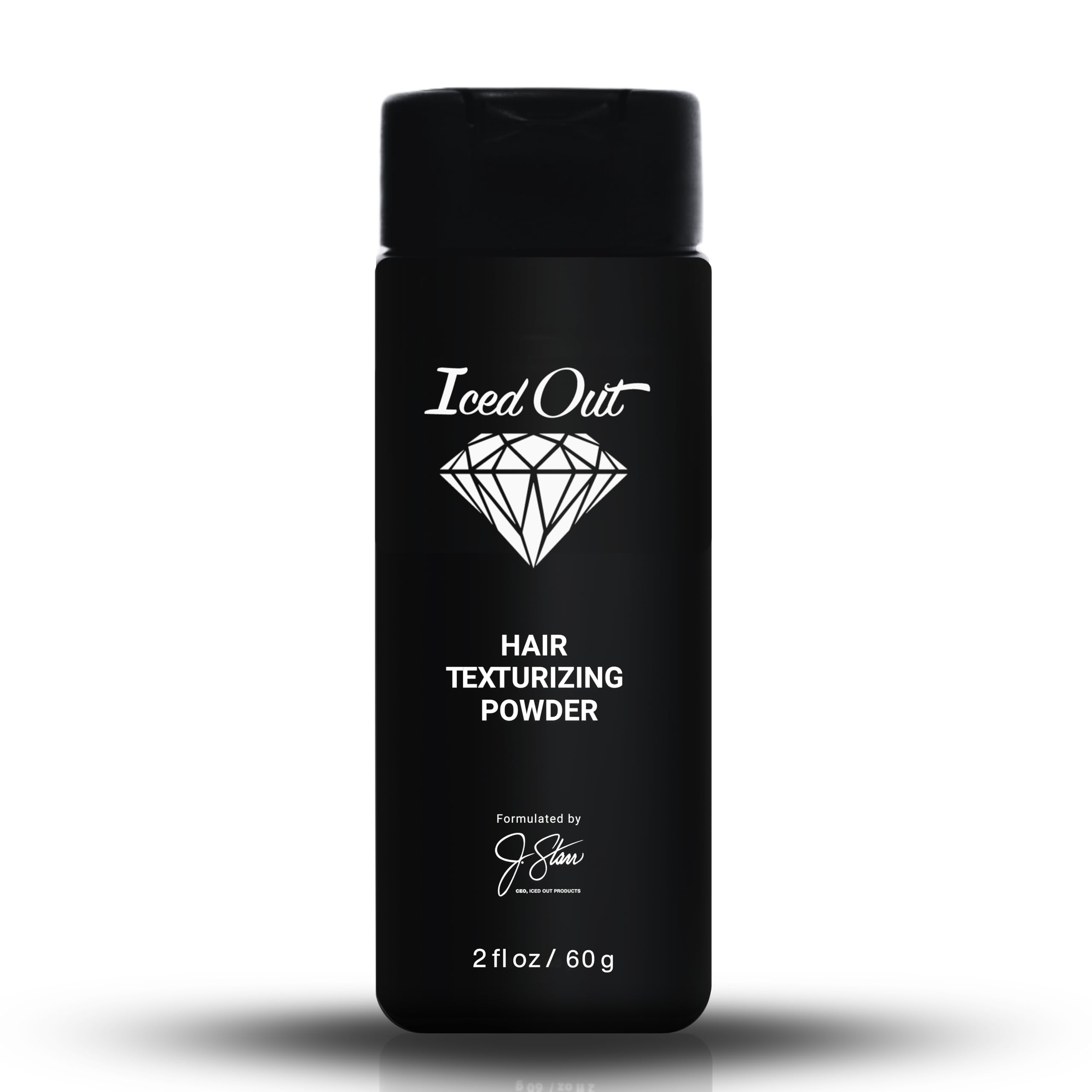 Iced Out Texturizing Powder for Men Firm Hold Instant Volume Matte Finish No Residue Long-Lasting Control Adds Texture