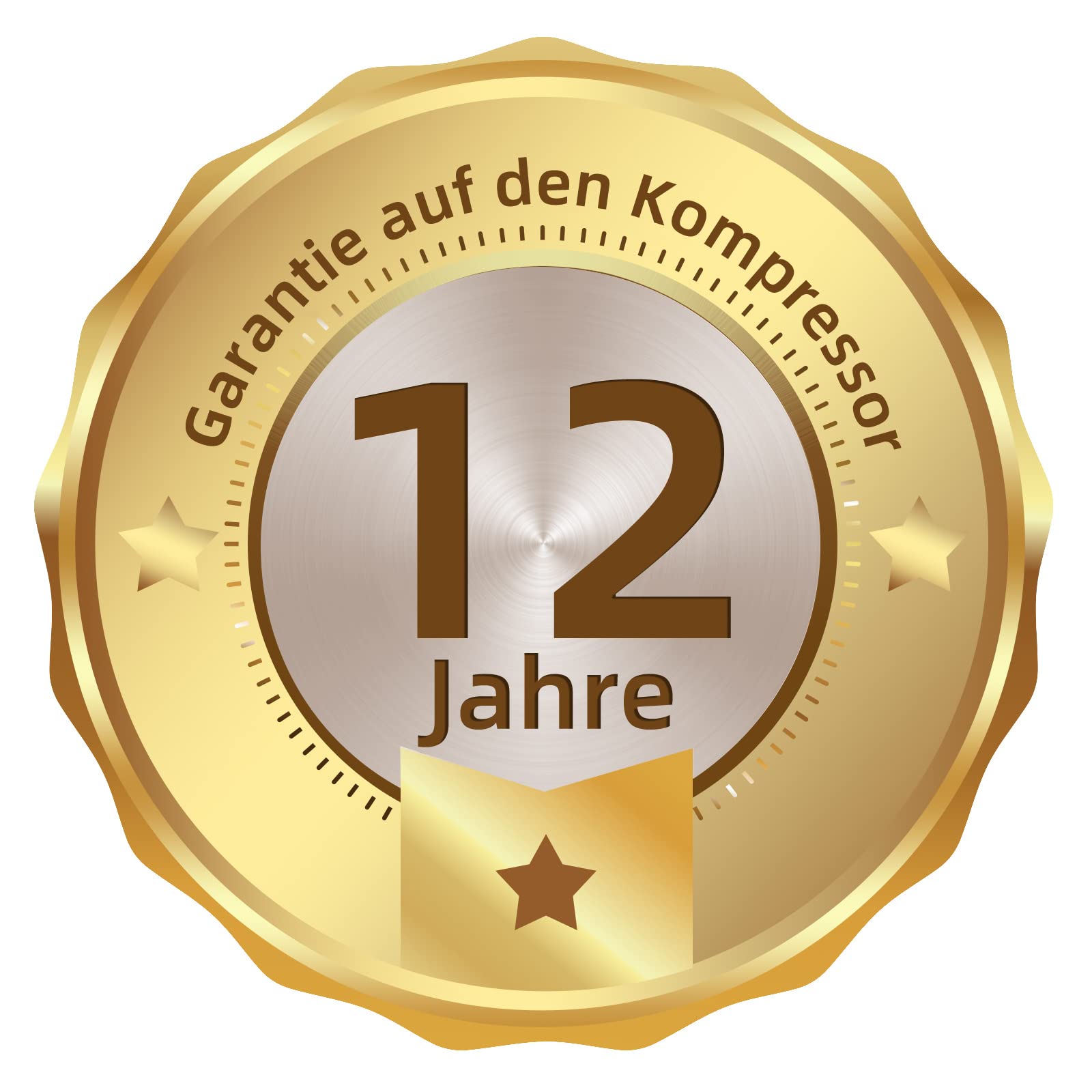 CHIQ Freistehender Kühlschrank mit Gefrierfach Kühl-Gefrierkombination 114 cm 47 cm 117L 4 Sterne -24℃ LED Dunkler Edelstahl