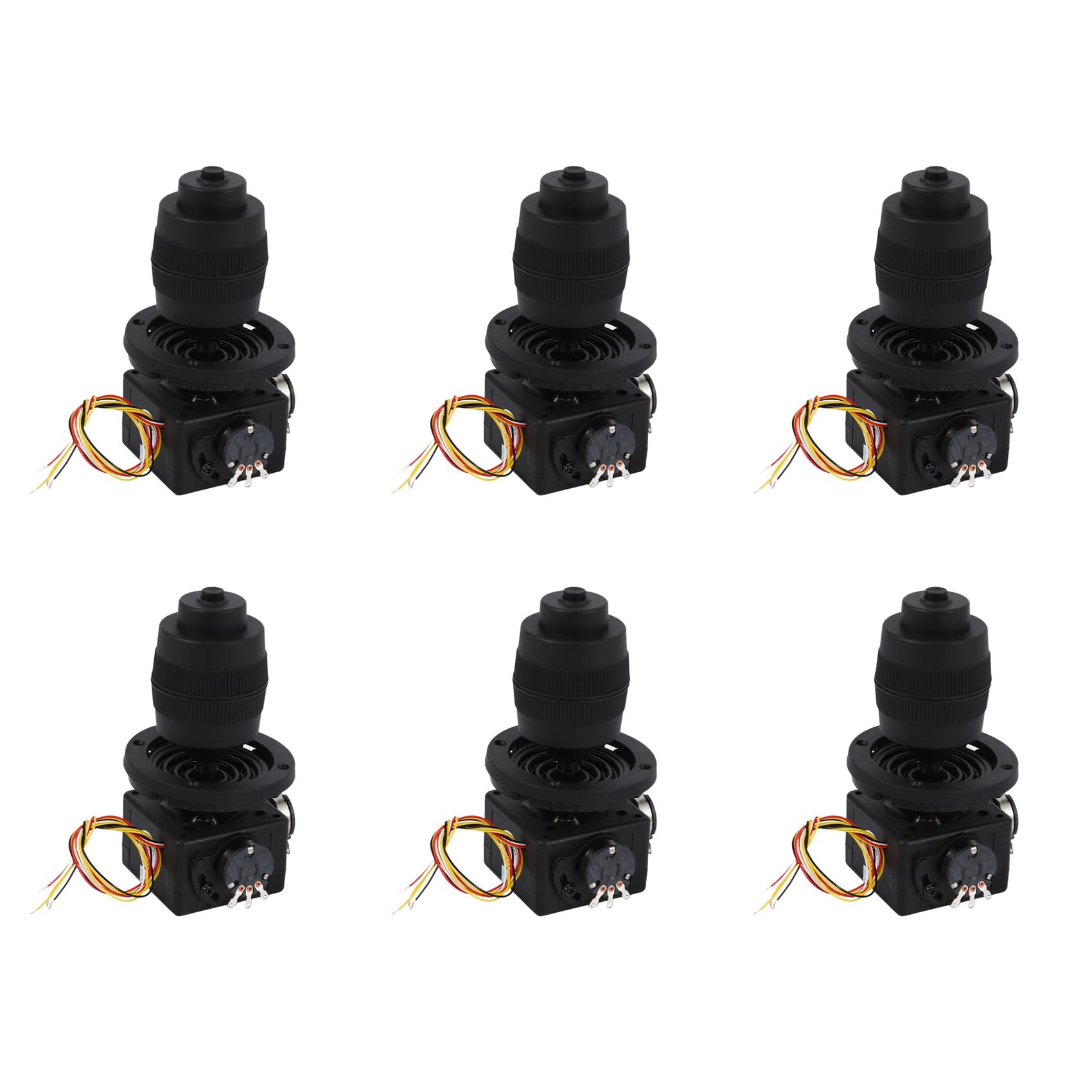 Jnchdghwa Black 6X Electronic 4- Joystick Potentiometer Button For -D400b- 10K 4D Controller With Wire For Industrial