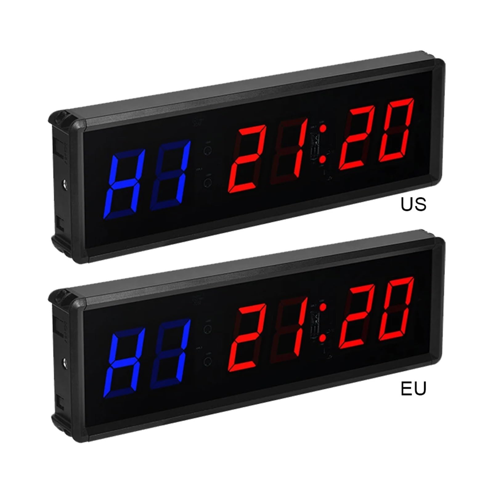 Temporizador de Gimnasio portátil, Reloj LED Entrenamiento, Temporizador Digital con Control Remoto, Fitness Multifuncional for y Deportes al Aire Libre